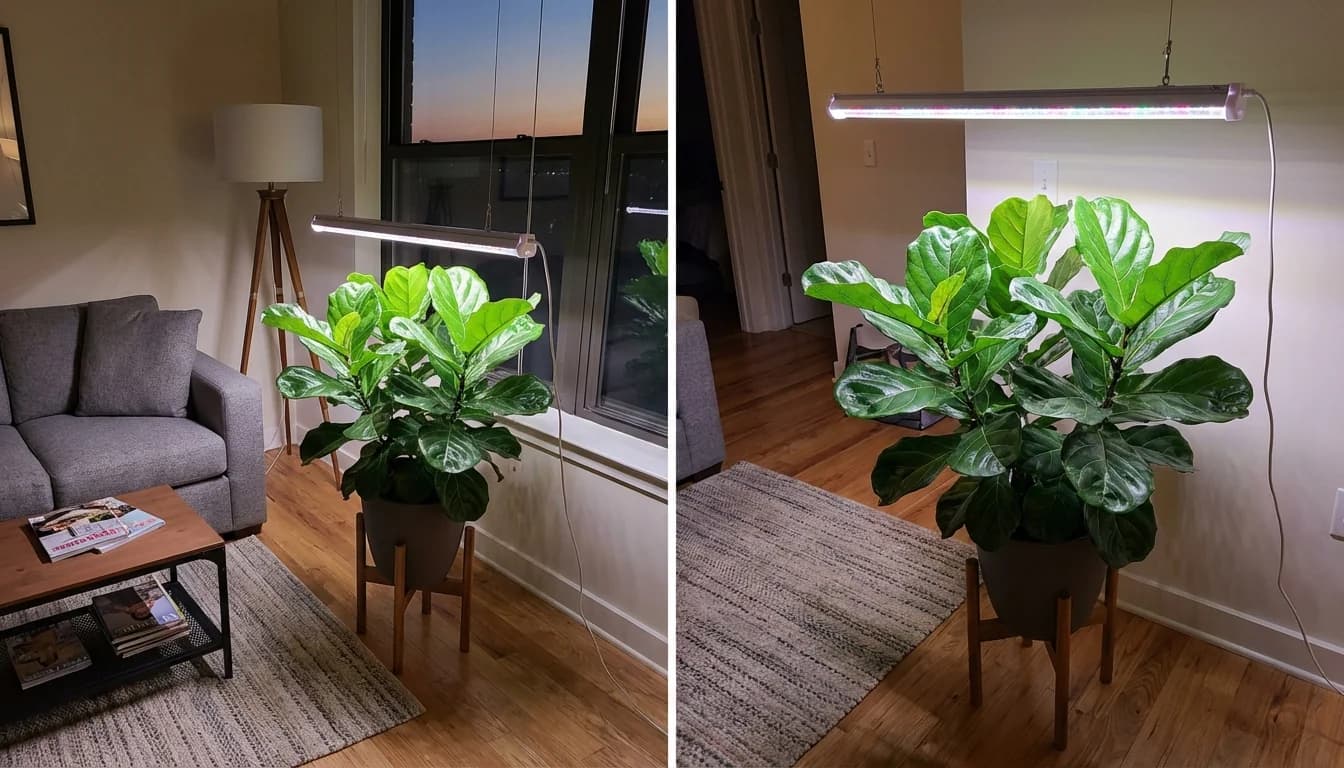 Best Grow Lights for Fiddle Leaf Fig (Complete Guide)
