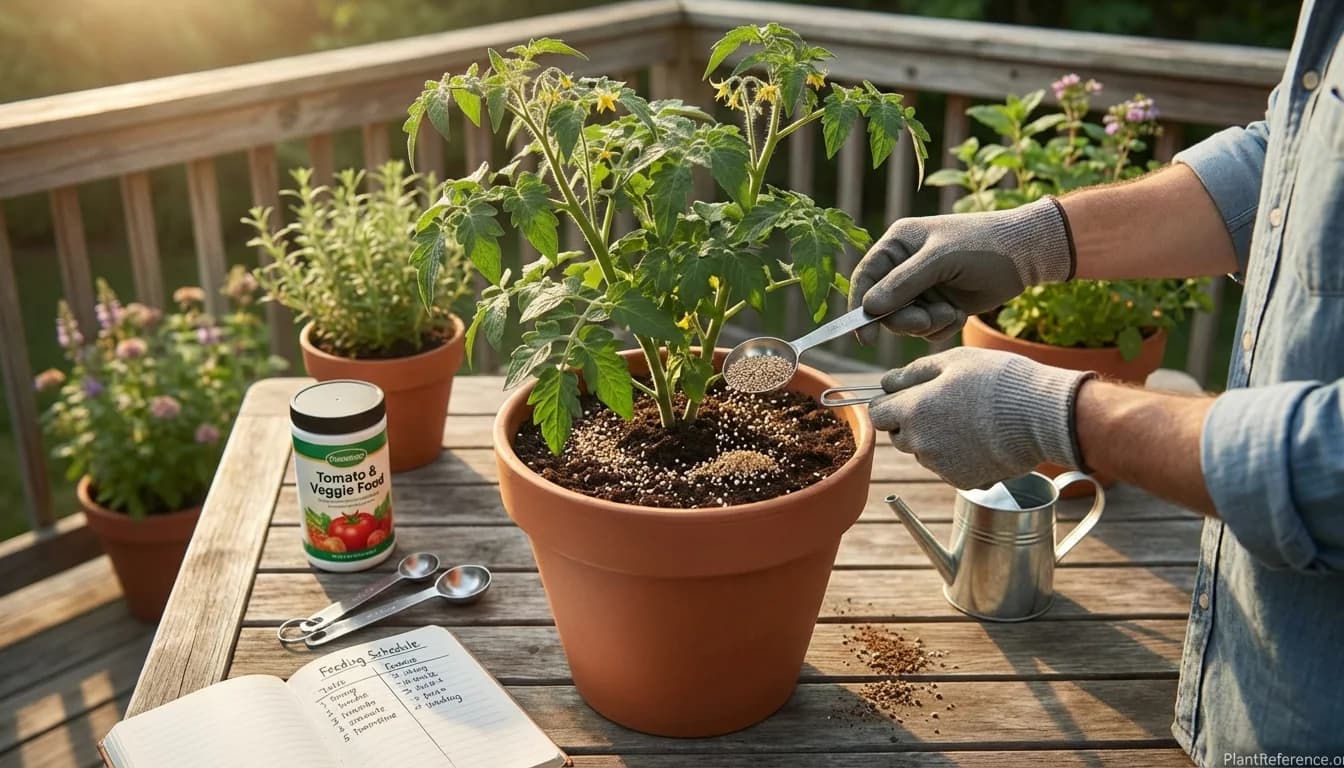 Container Tomato Fertilization Schedule: When and What to Feed