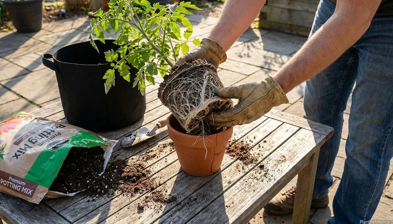 Container Too Small? How to Save Root-Bound Tomato Plants