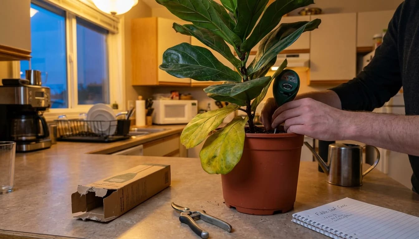 Fiddle Leaf Fig Yellow Leaves: Complete Troubleshooting