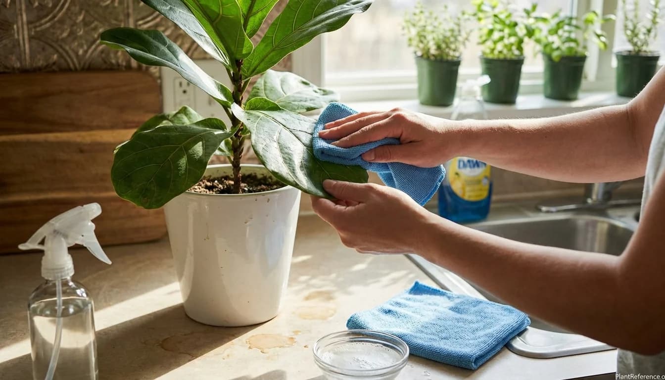 How to Clean Fiddle Leaf Fig Leaves (Shiny & Healthy)