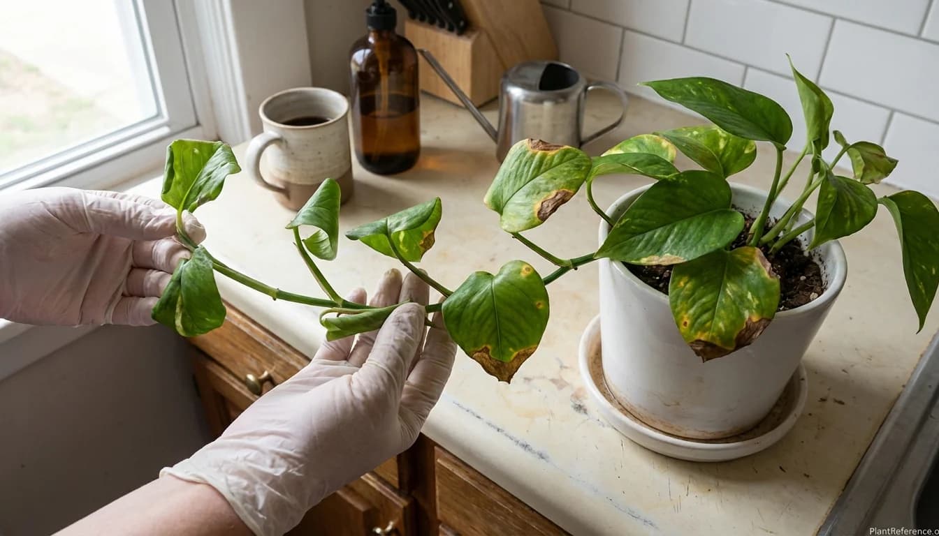 Pothos Leaves Curling: 5 Common Causes and Solutions