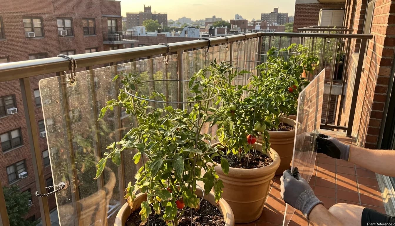Protecting Container Tomatoes on Windy Balconies and Exposed Patios