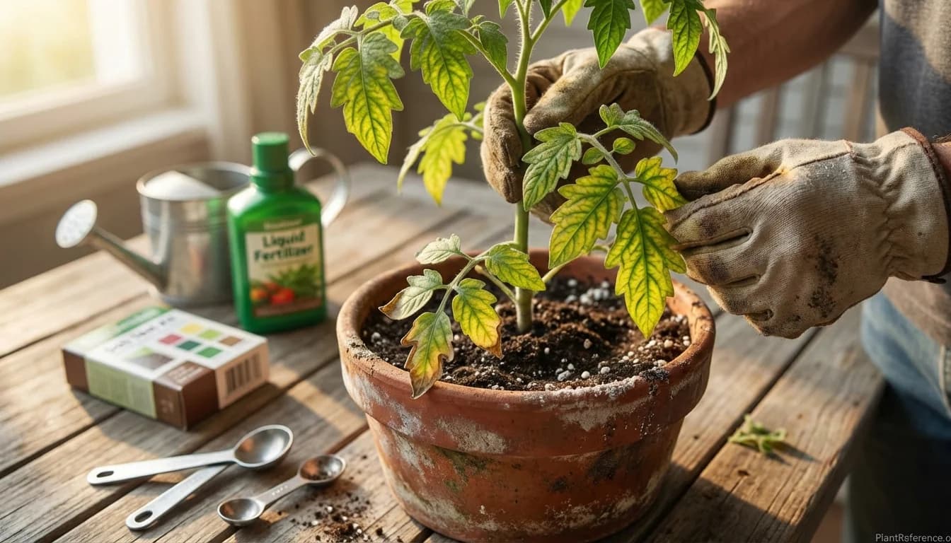 Yellow Leaves on Container Tomatoes: Diagnosing and Fixing Nutrient Deficiencies